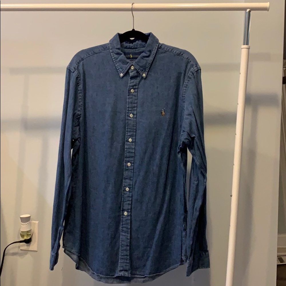 Polo Ralph Lauren Denim Button Up Shirt XL